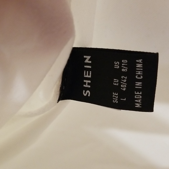 SHEIN Long Sleeve Skeleton Theme Crop Top - Picture 2 of 7